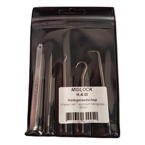 Outil pour crochet Midlock 4 pièces