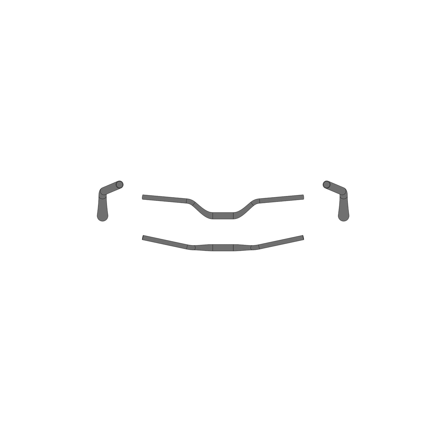 Envoyer Ergotec Riser Bar 70 Ø31,8 mm x 780 mm 70 mm Rise - Black