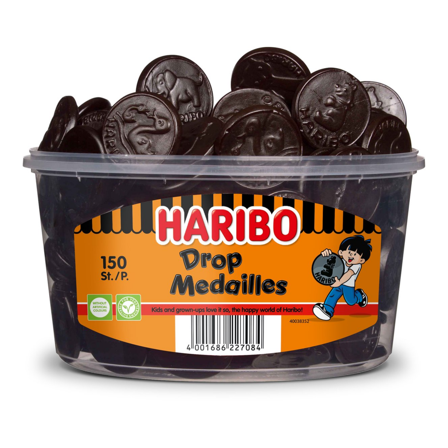 Haribo drop médailles (150 pièces)
