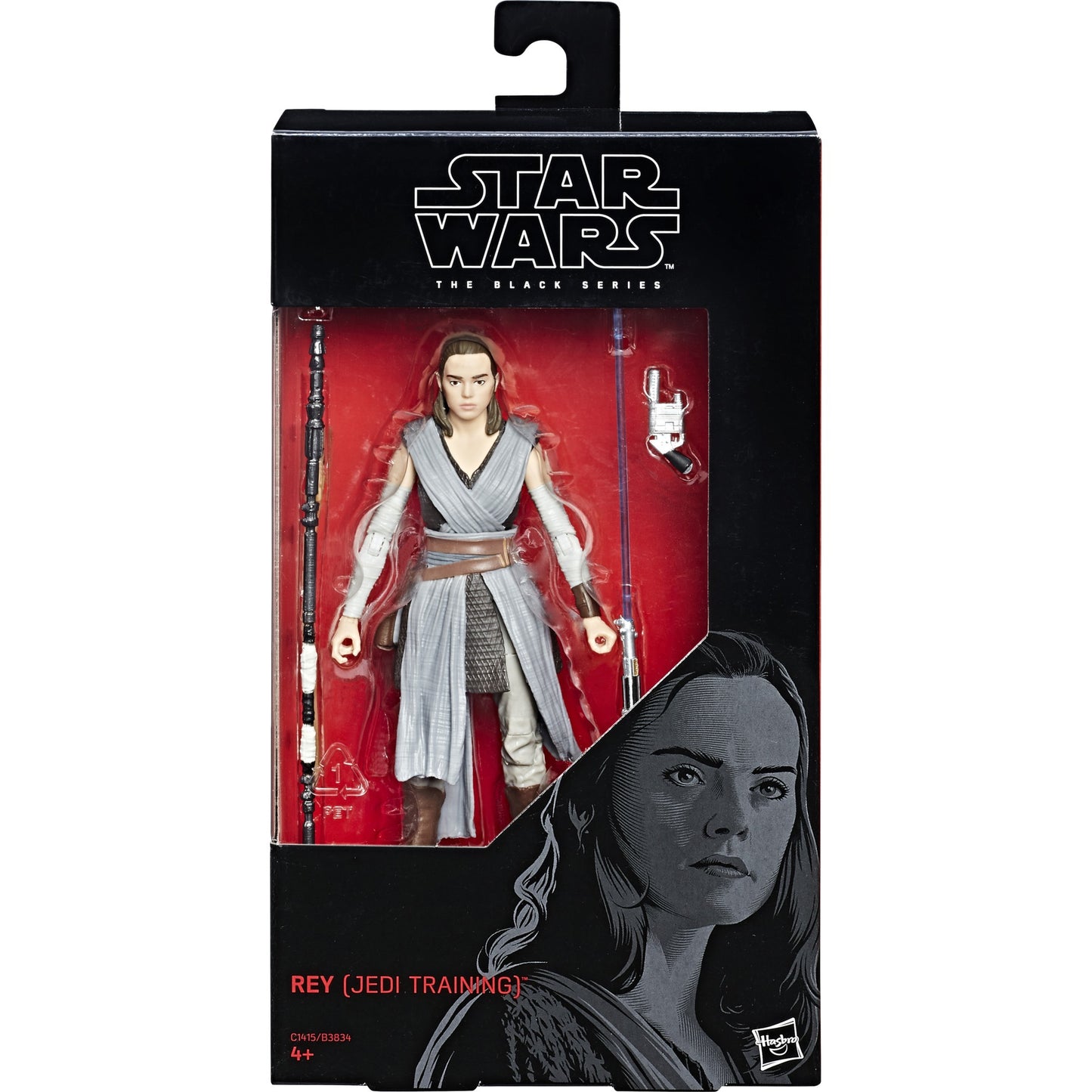 Hasbro Star Wars La Série Noire Rey (Entraînement Jedi)