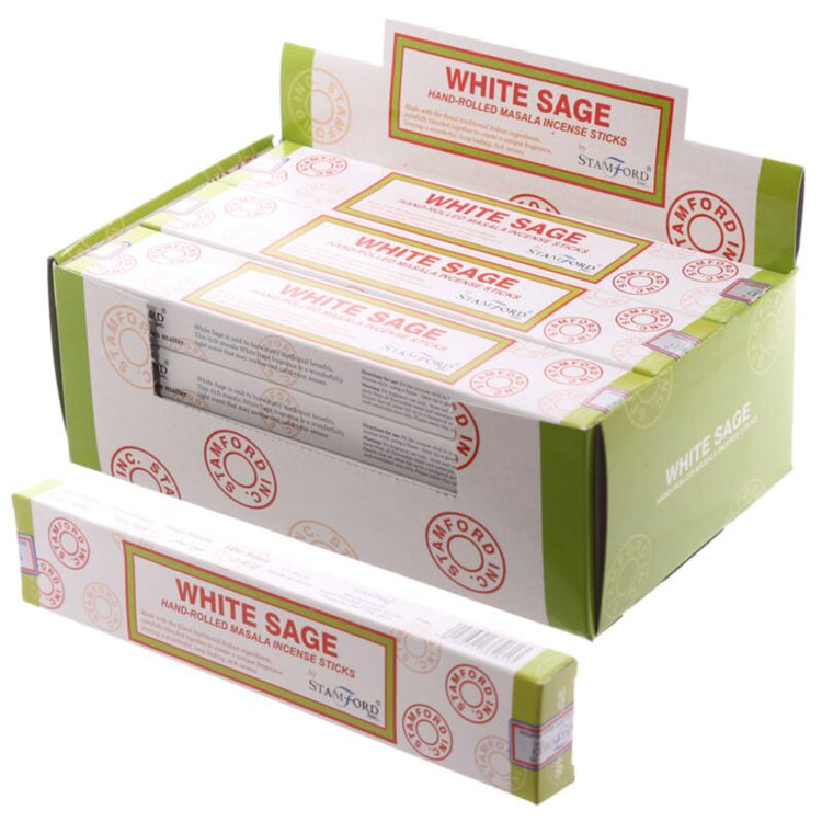37261 White Sage - Stamford Masala Encens Sticks