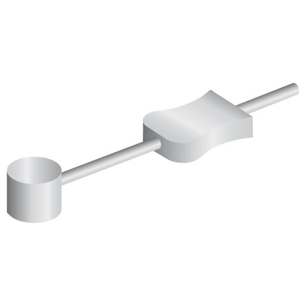 Jagwire ez handle fil de chevauchement à une extrémité (10pcs) - argent
