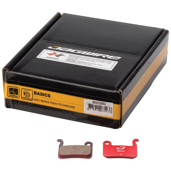 Plaquette de frein à disque semi-métallique Jagwire sport - atelier (25 paires) - shimano (xtr m975)