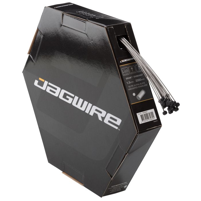 Câble de frein de montagne Jagwire - acier inoxydable ultra-liss poli Elite - 1,5x2000mm - sram shimano (25pcs)