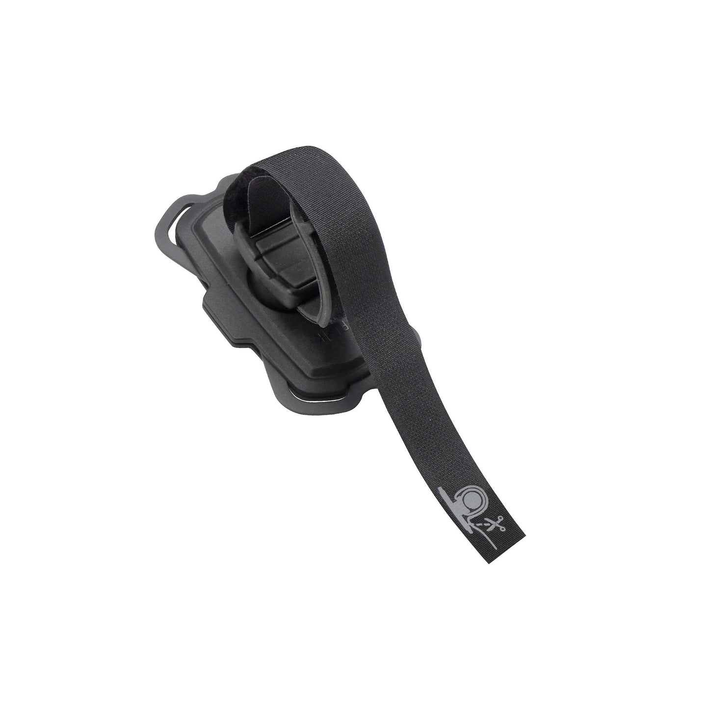 Boucle klickfix phonepad avec bande 11x6x3,8 cm noir