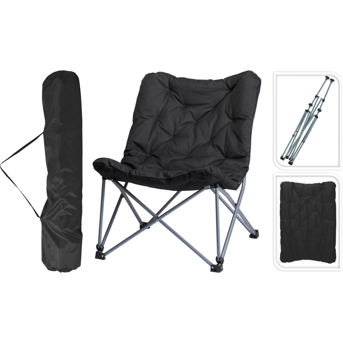 Chaise de camping pliable