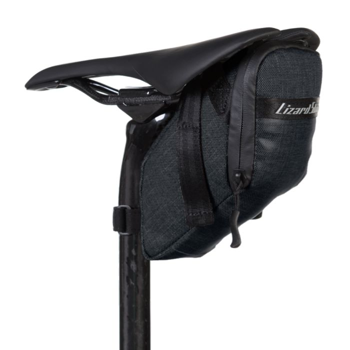 Skins de lézard Skins Lizard Mega Cache Saddle Sac Black