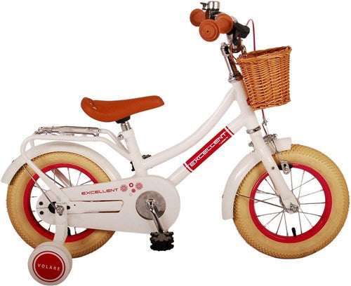 Volare Excellent vélo pour enfants - Girls - 12 pouces - blanc