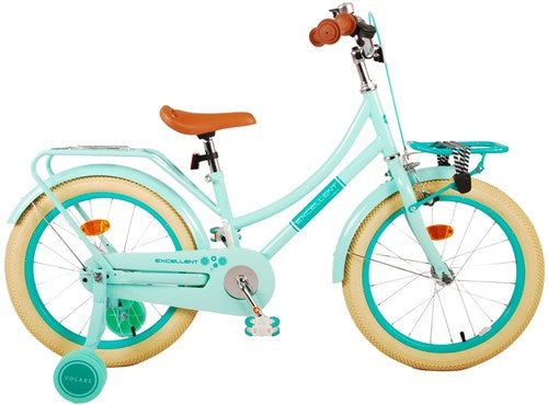 Volare Excellent vélo pour enfants - Girls - 18 pouces - vert - 95% assemblé
