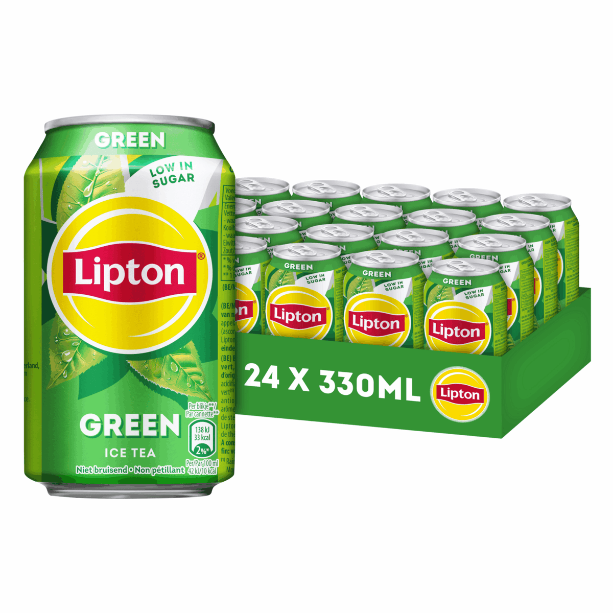 Lipton thé glacé vert pur (24x 33cl)