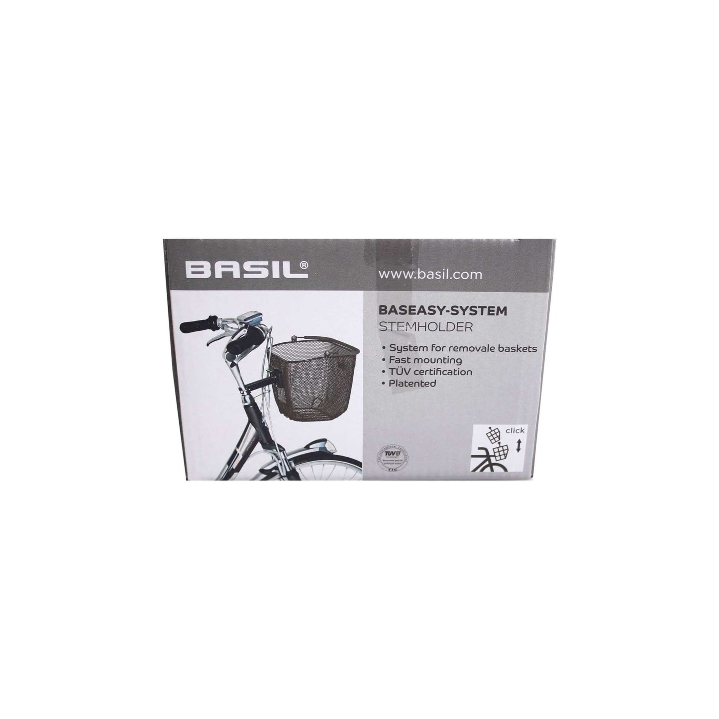Basil BasEasy - support de potence pour guidon - noir