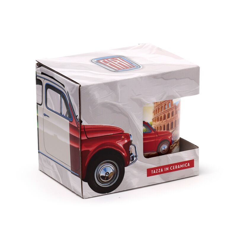 Fiat 500 Rome Porcelain Tug