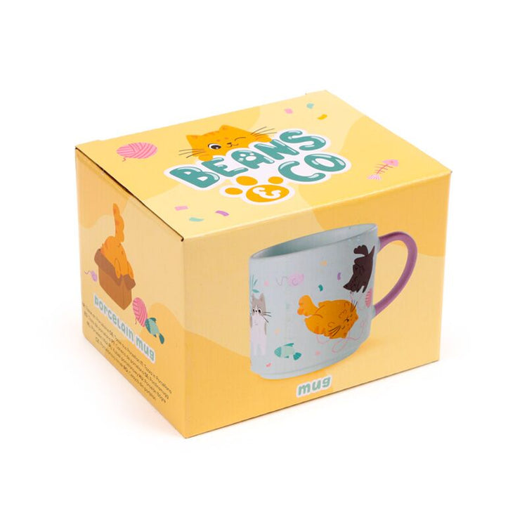 Haricots co kat grande tasse de porcelaine