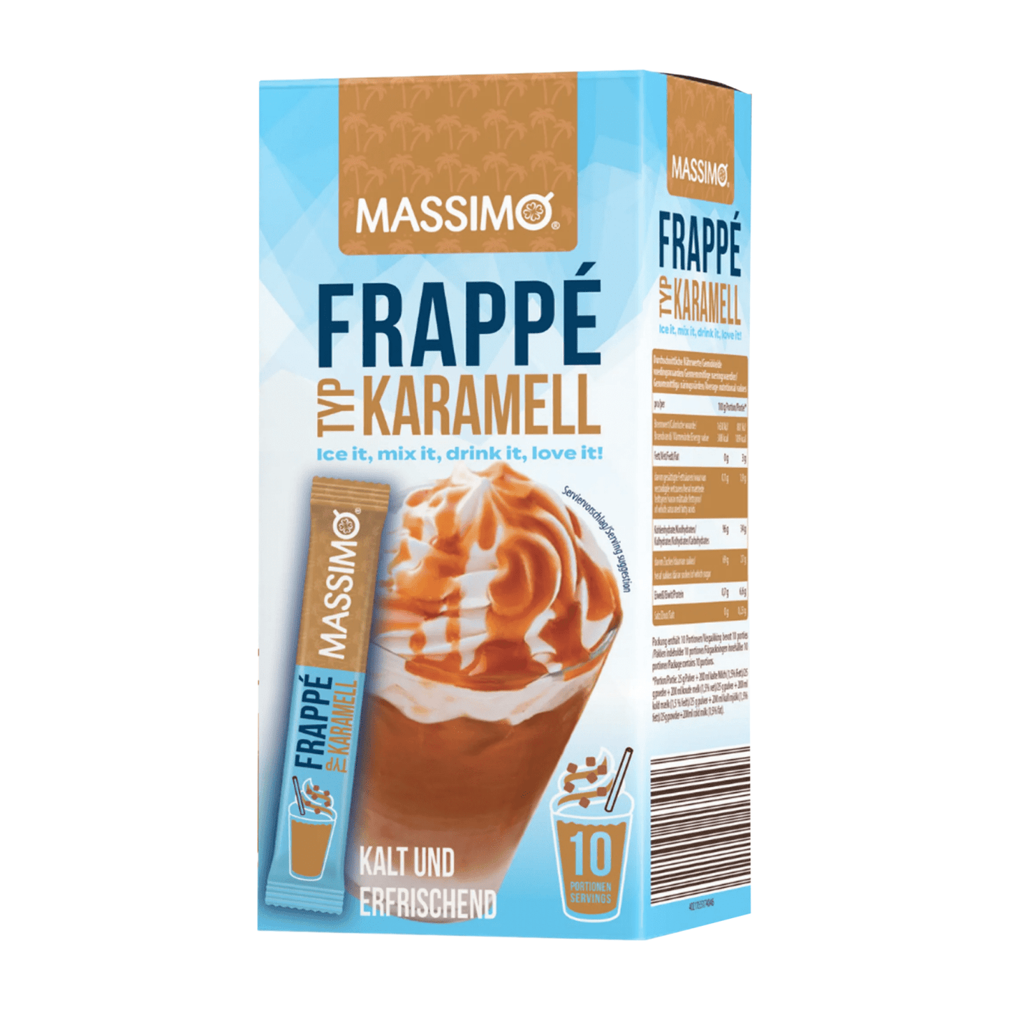Massimo frappé caramel (16x 250gr)