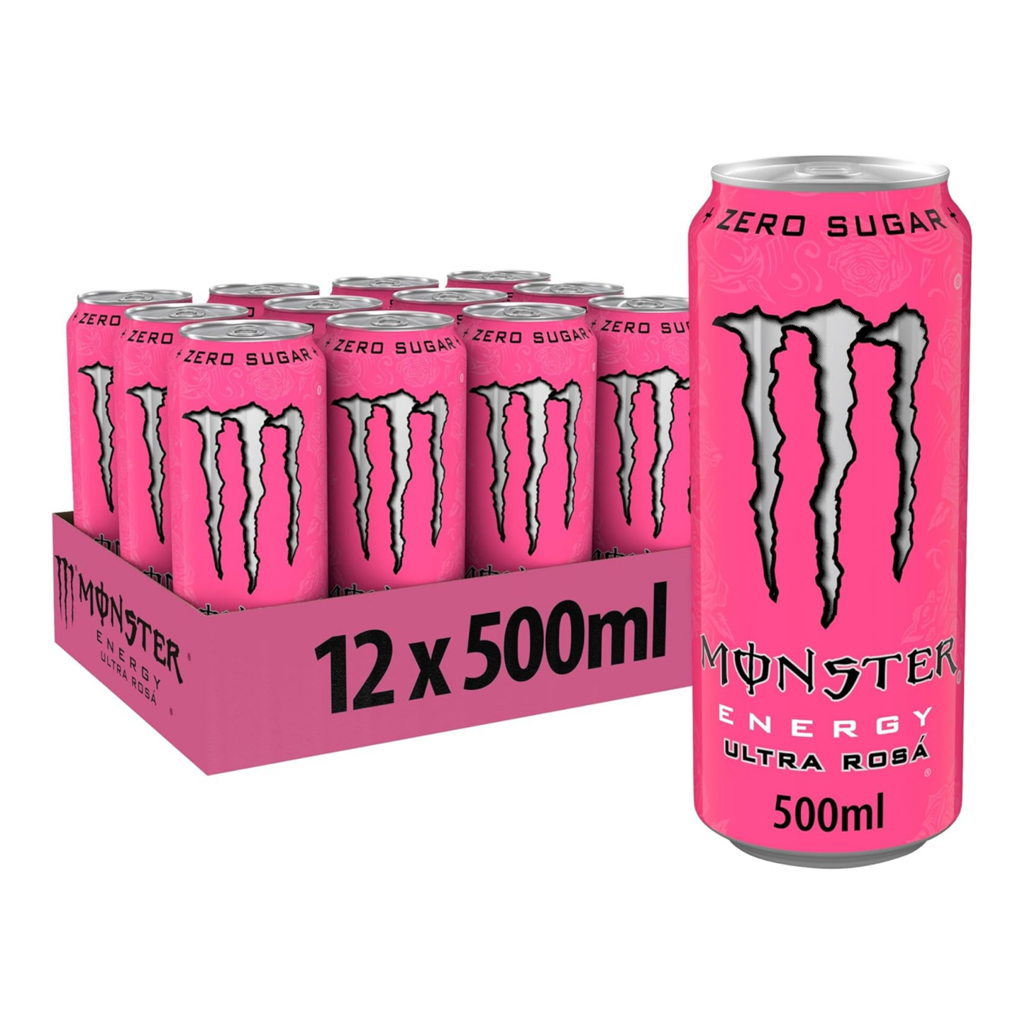 Monster Energy Ultra Rosa Canette sans sucre (12x 0,5 litre)