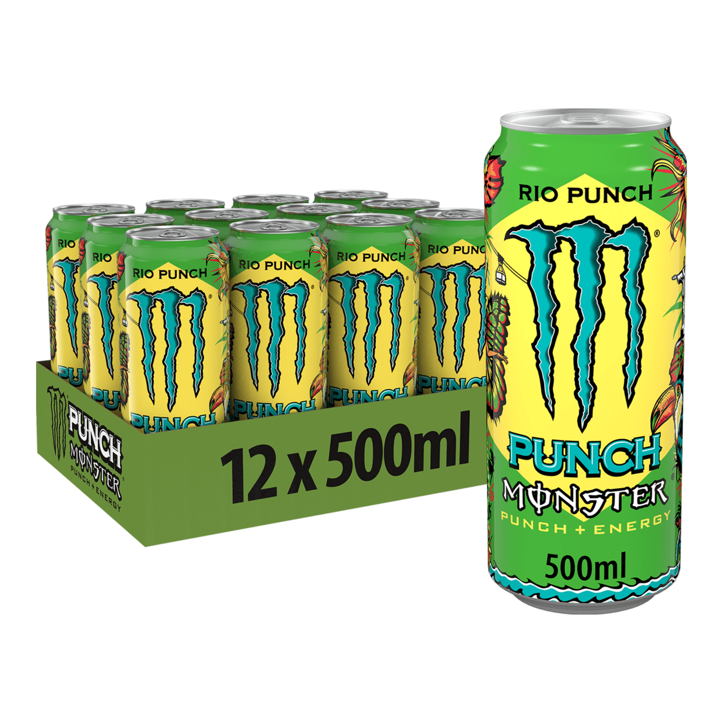 Boîte de punch Rio Monster Juiced (12x 0,5 litre)