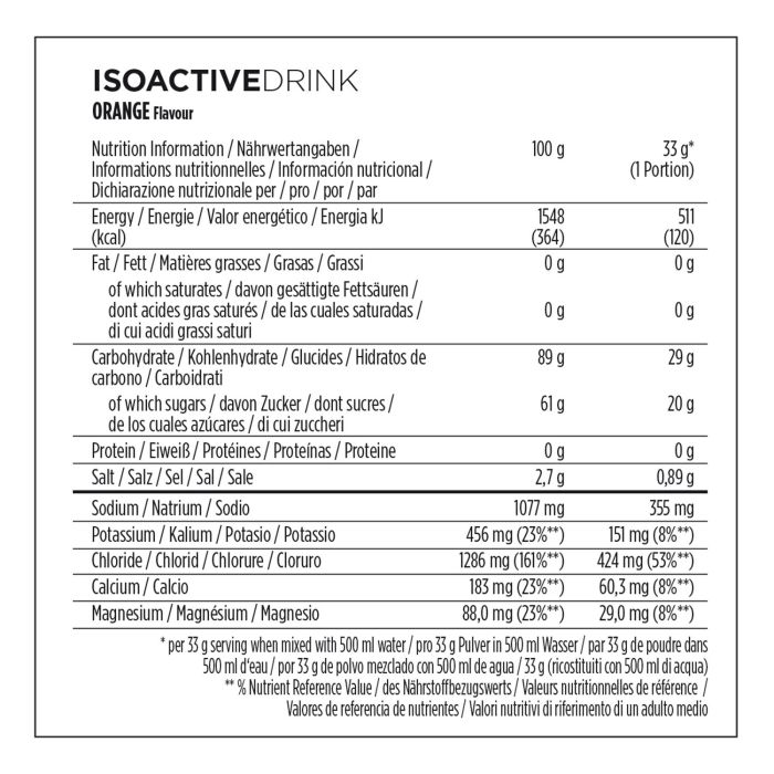 Powerbar isoactif 600 (1 x 600gr) - orange