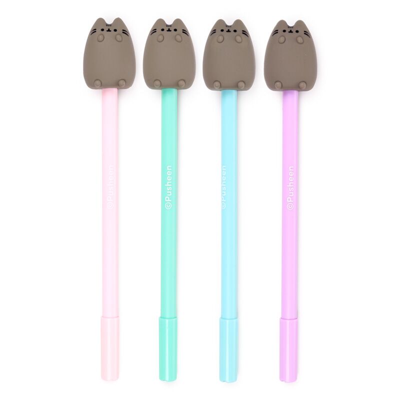 Stylo fineliner Pusheen le chat, dessus en silicone