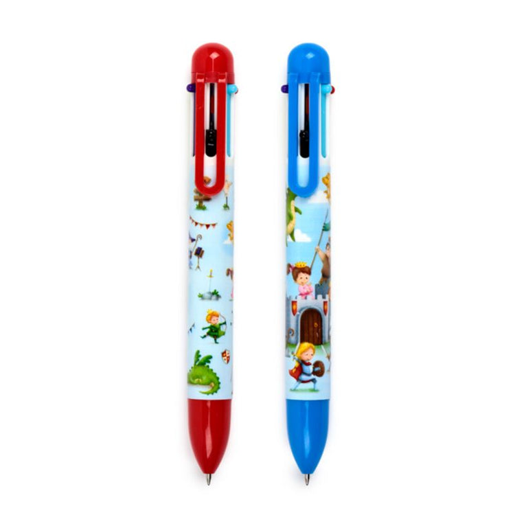 Pen Knights Dragons Multi-Colord Pen (6 couleurs)