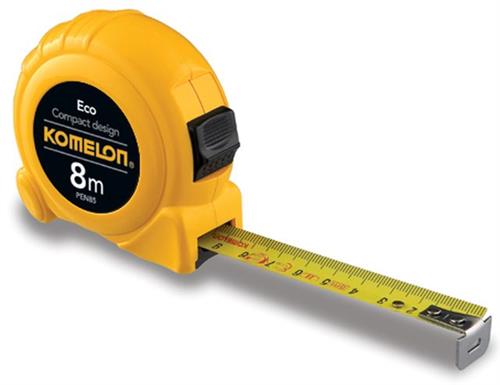 Ruban à mesurer Komelon 8mtr 25mm éco