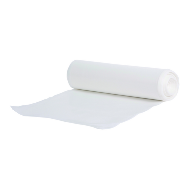 Powersterko sac poubelle recyclé LDPE 55x65cm T30 blanc (500 pièces)