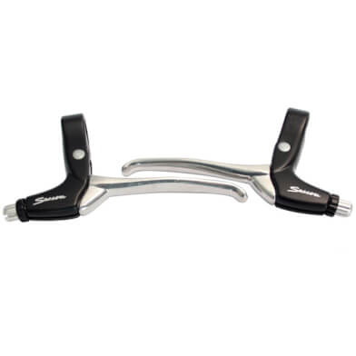 SACCON Brake Grip Set L211 Canti Rollerbrake Black Silver