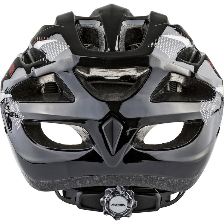 Olympic Sportswear Sports Mtb Helm MTB17 54-58 Gloss noir blanc rouge