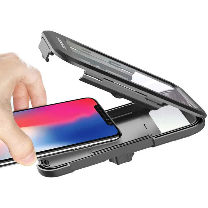 Support de téléphone Rixus pour vêtements de sport olympiques RXHM52 4-6.7, inclinaison étanche. noir
