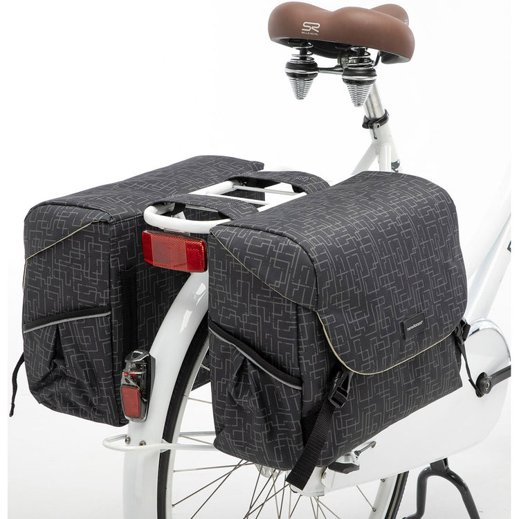 Mondi Joy Double Bicycle Sac - Eau - Polyester-Réplent - Black - 38L