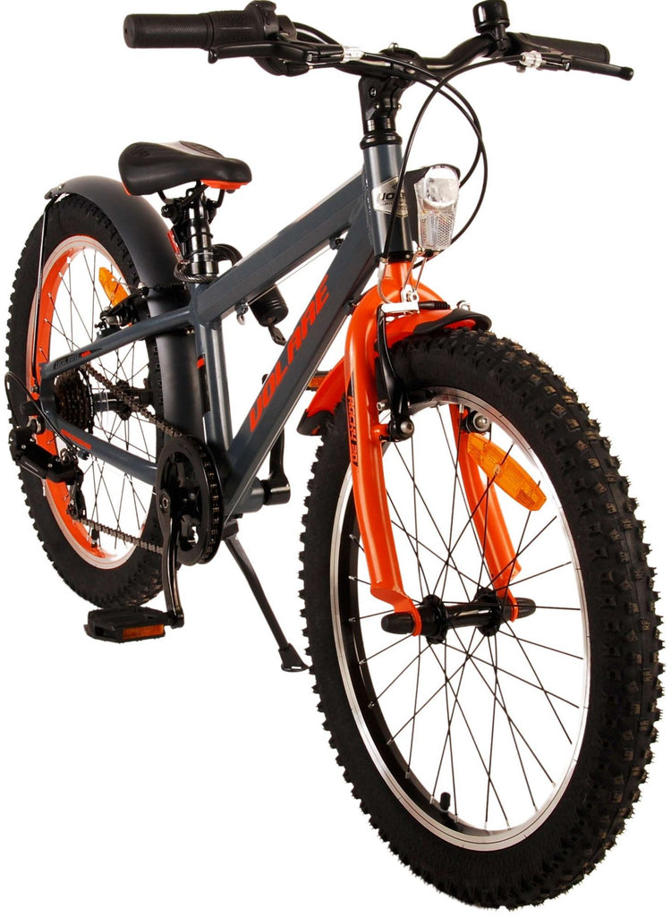 Volare Rocky Children's Bicycle - 20 pouces - Gris Orange - 6 VITESSE - COLLECTION PRIMÉE