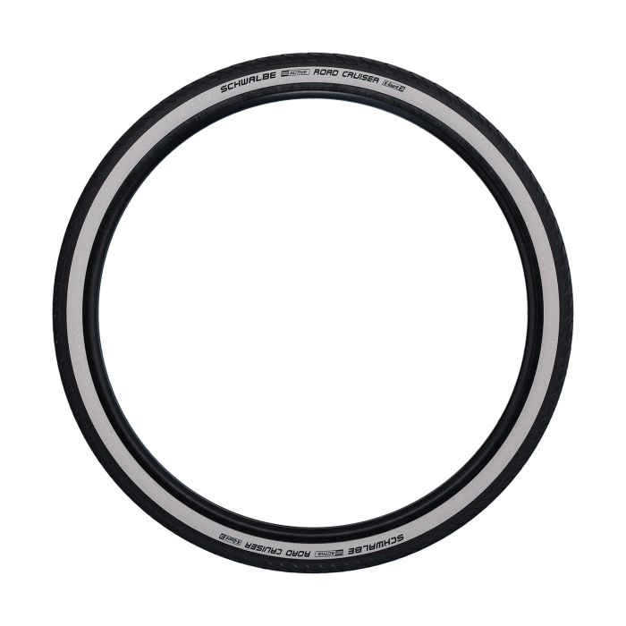 Schwalbe road cruiser - filaire - composé vert - k-guard - 24x1,75 - flanc blanc