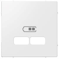 Merten plaque centrale USB 2-V blanc polaire