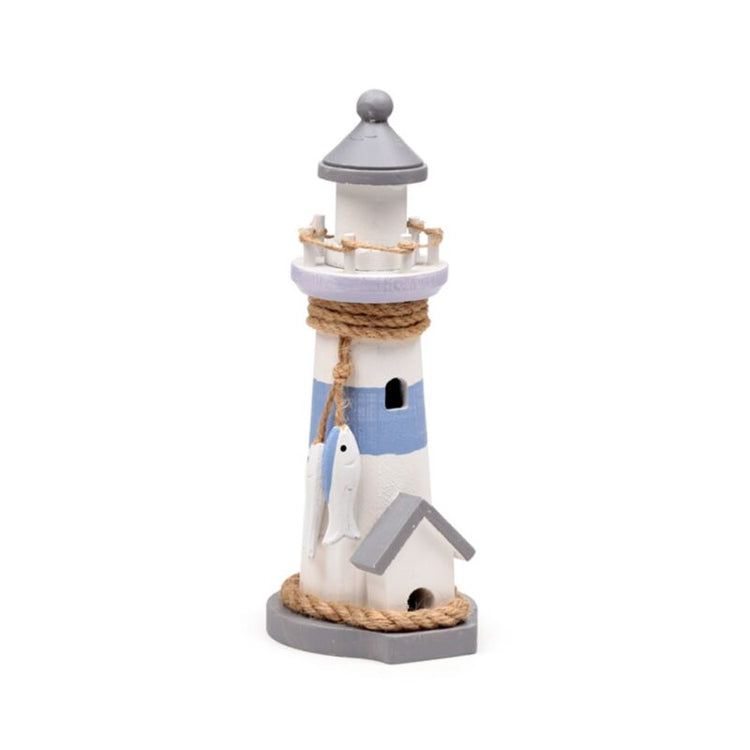 Souvenir de plage - phare poisson blanc