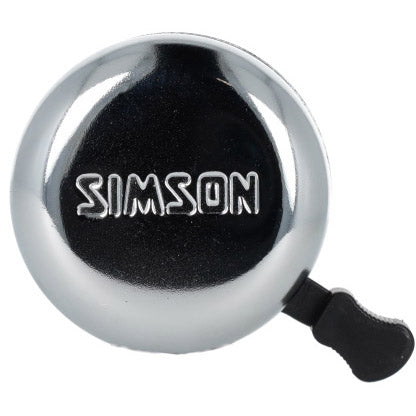 Cloche Simson traditionnelle en acier chromé