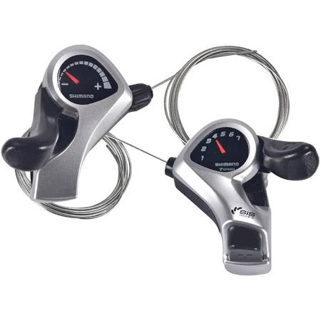 Shimano Shifters Tourney 3x7V 1800 2400 mm argent