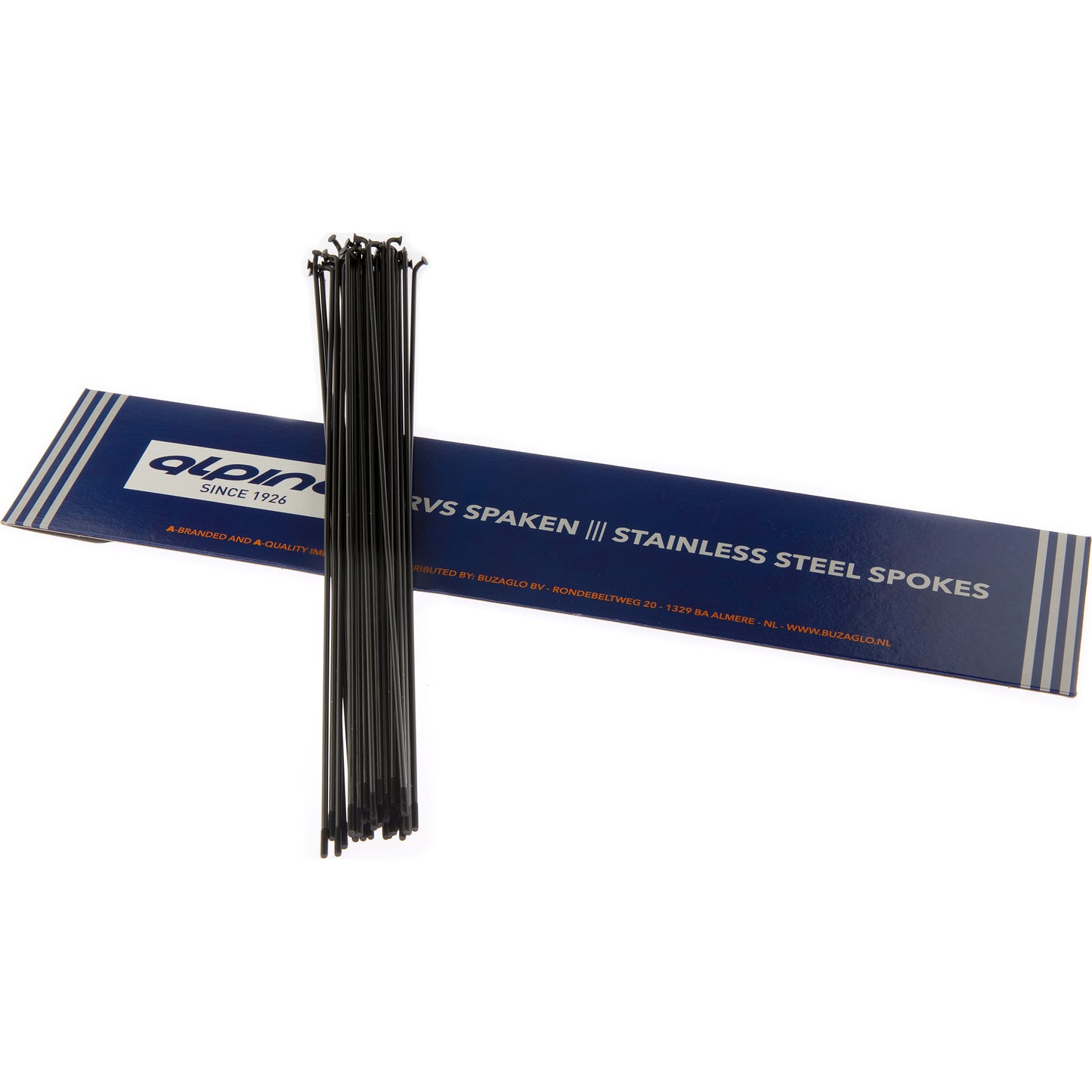 Alpina Spaken 14g (2,00 mm) 234 mm en acier inoxydable noir (P36)