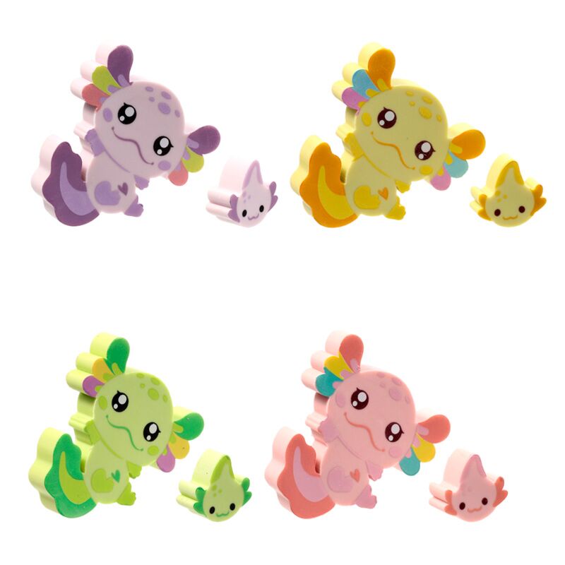 Ensemble de 2 axolotl (salamandre) gummen