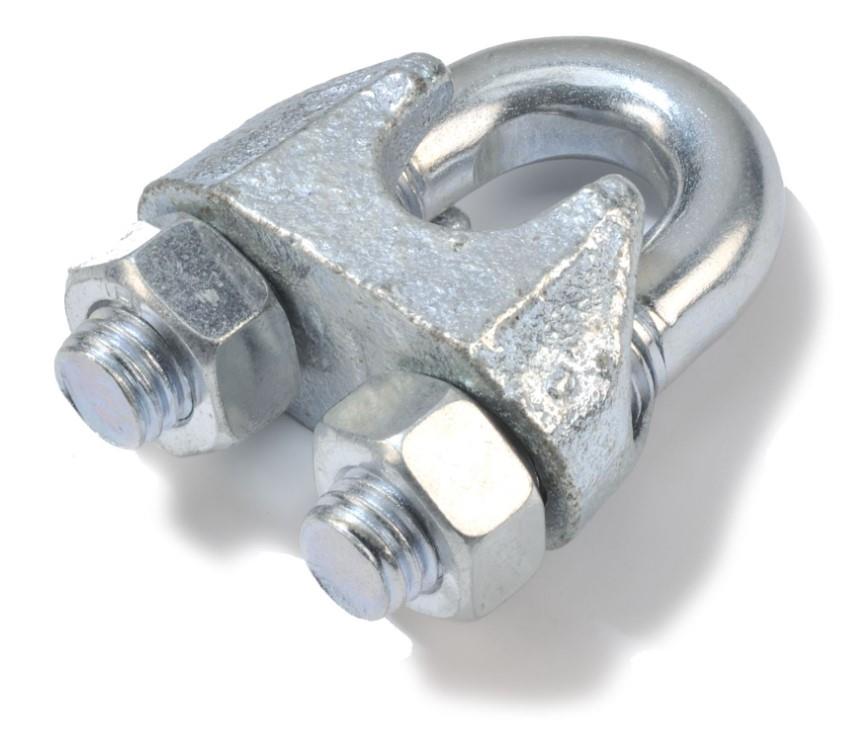 Serre-câble en acier 5mm galvanisé