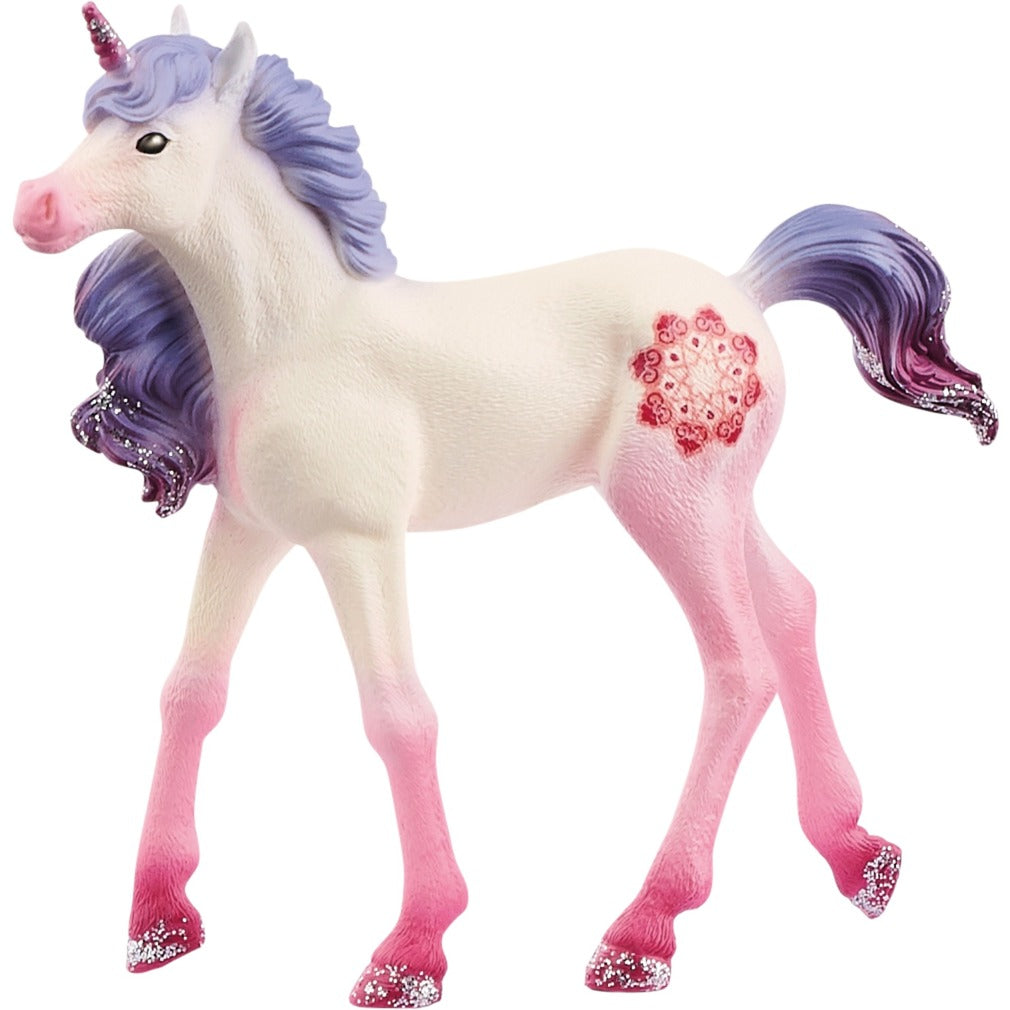 Poulain de la licorne de Schleich Bayala Mandala
