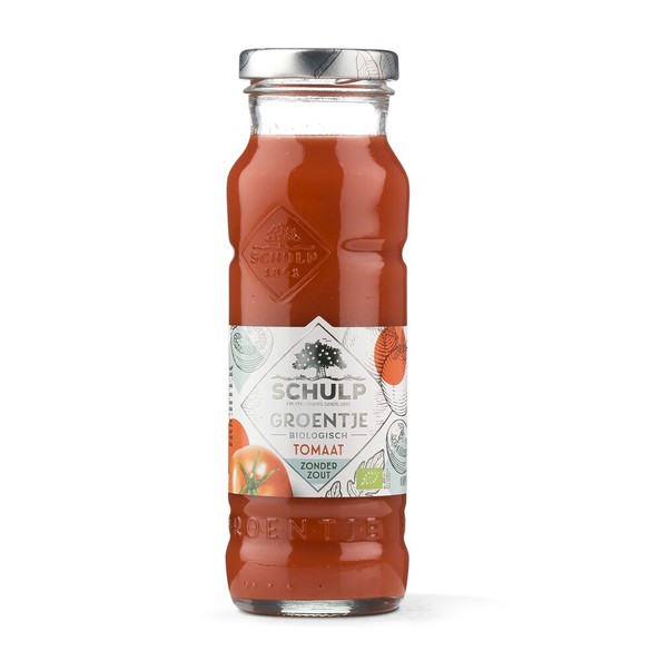 Bouteille de jus de tomate 100% bio Schulp (15x 20cl)