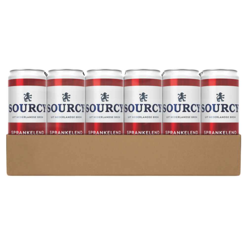 Canette lisse rouge Sourcy (24x 33cl)