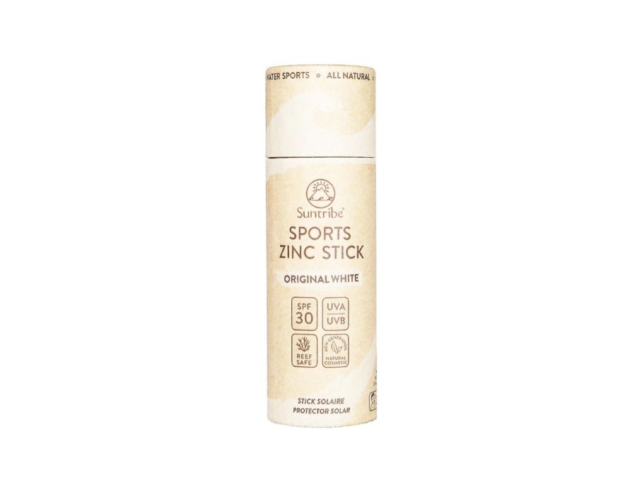 SunTribe Suncreen Stick Zinc Sport SPF 30 Blanc d'origine