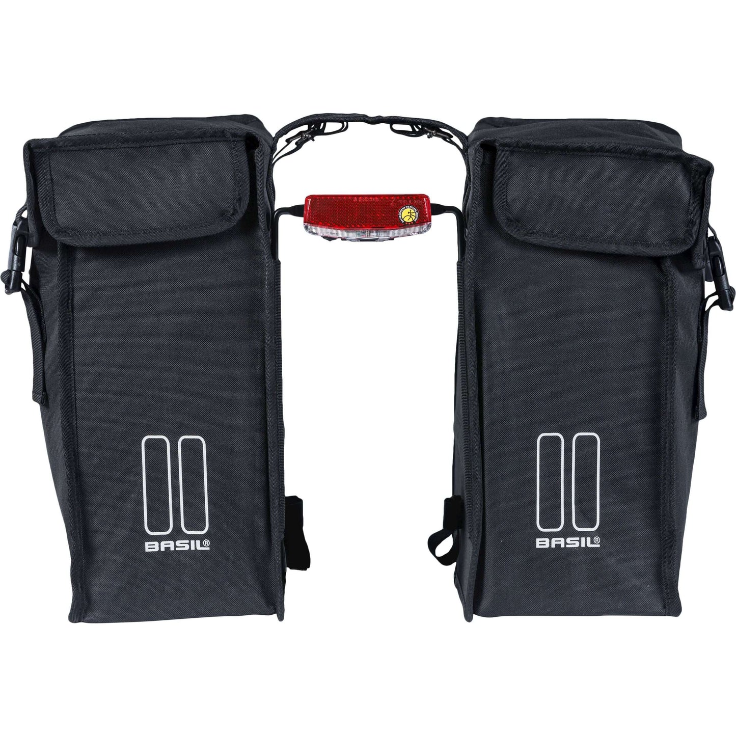 Basil Mara XXL sacoche double pour vélo - 47L - Femmes Hommes - City City - Noir