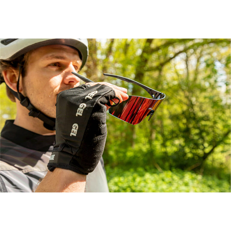 Tifosi Lunettes de rail Black Clarion Red Phototec (L XL)