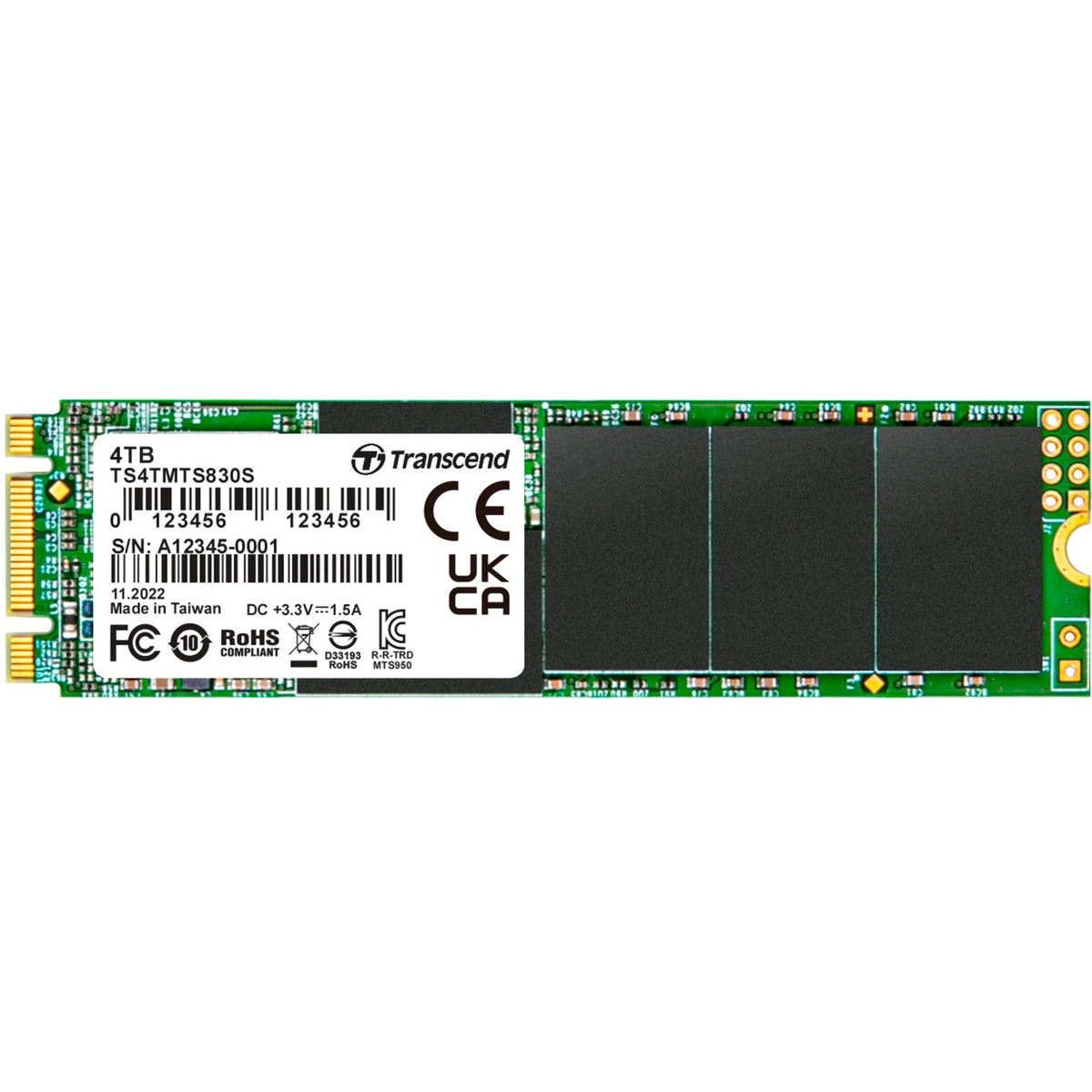 Transcender mTS830s 4 To