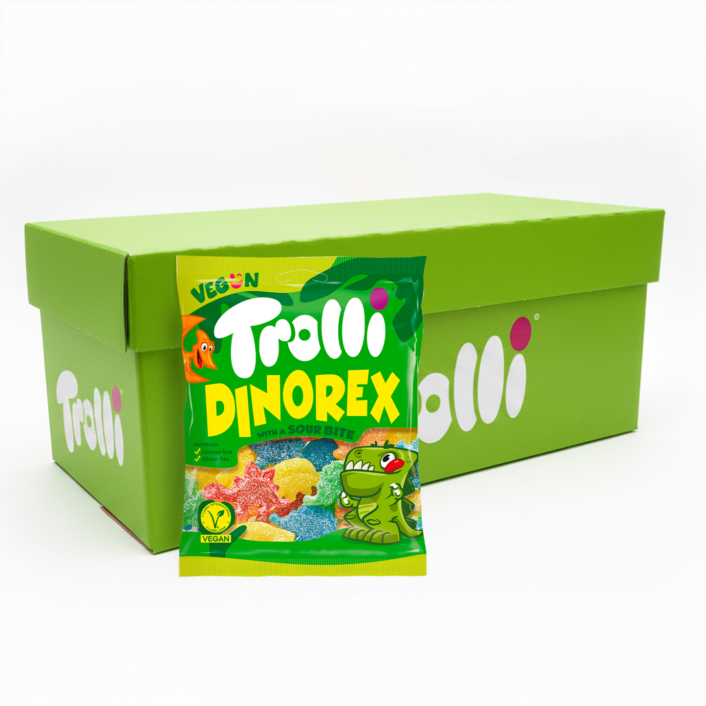 Trolli dino rex sachet végétarien (18x 200g)