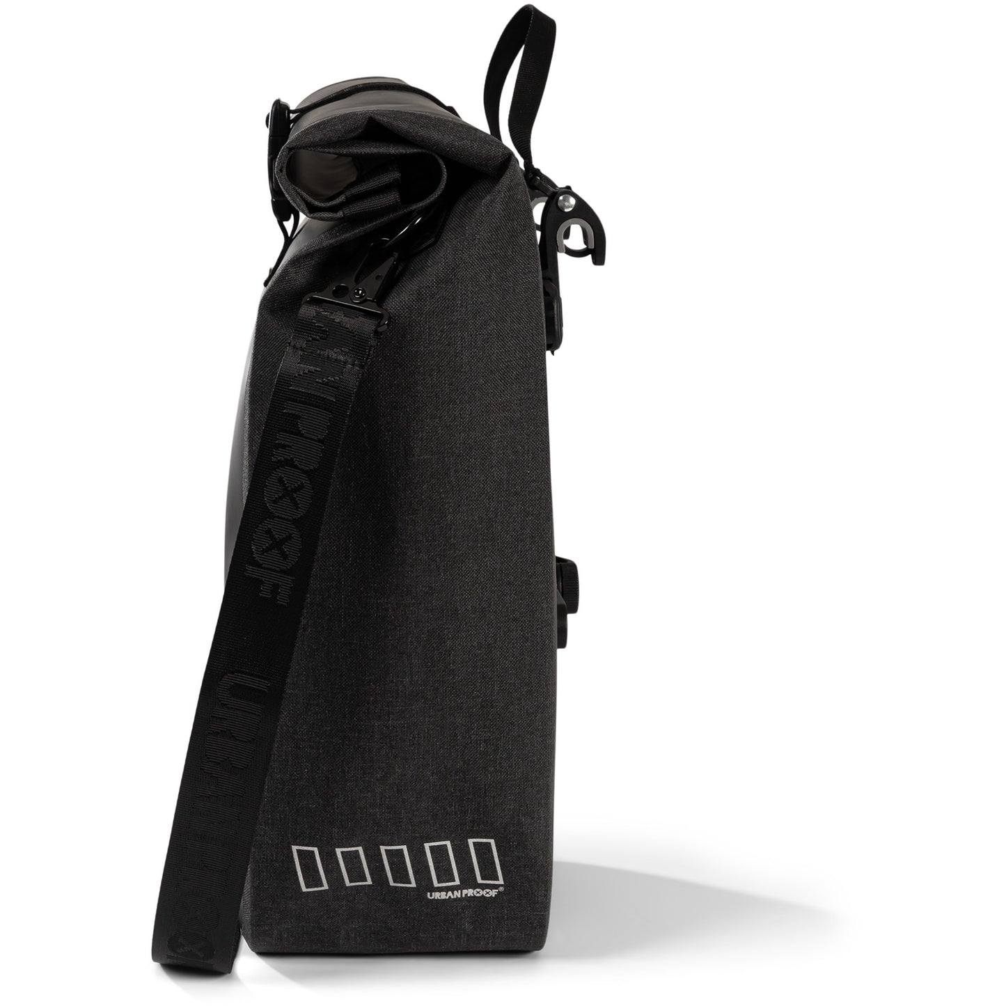 Urbanproof sac urban proof single district 20l noir recyclé