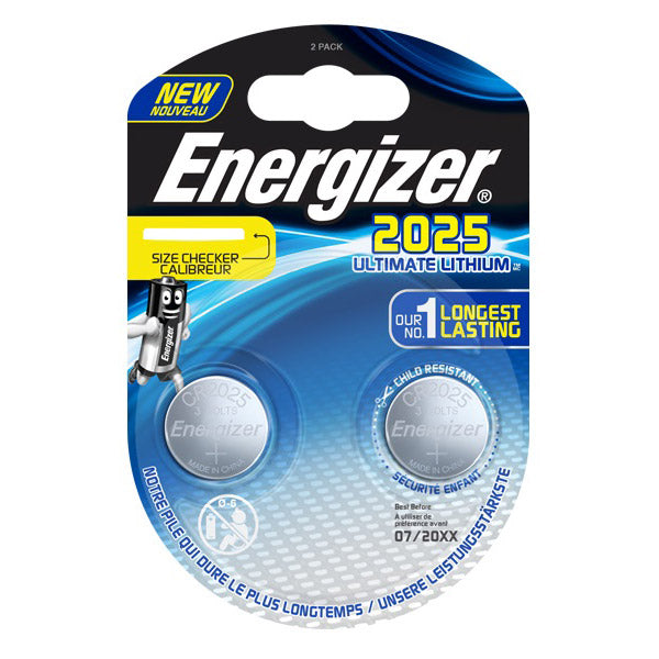 Enerdis Ultimate Lithium 3V CR2025 blister 2 pièces