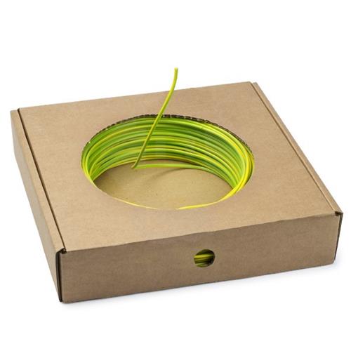 Fil d'installation vd dynamique 2,5qmm vert jaune h07v-u
