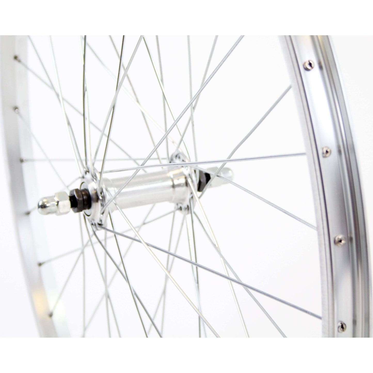 Roue avant Roland 26 x 1,75 zinc en argent massif SPK